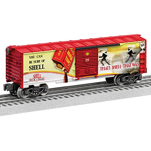Lionel Electric O Gauge Model Train Cars, Shell Oil Boxcar #TOP11
