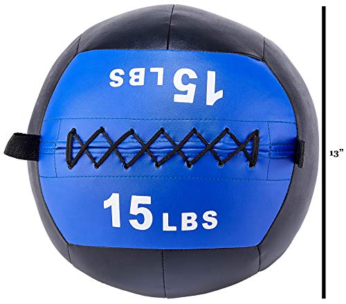 image for BalanceFrom Workout Exercise Fitness Weighted Medicine Ball, Wall Ball