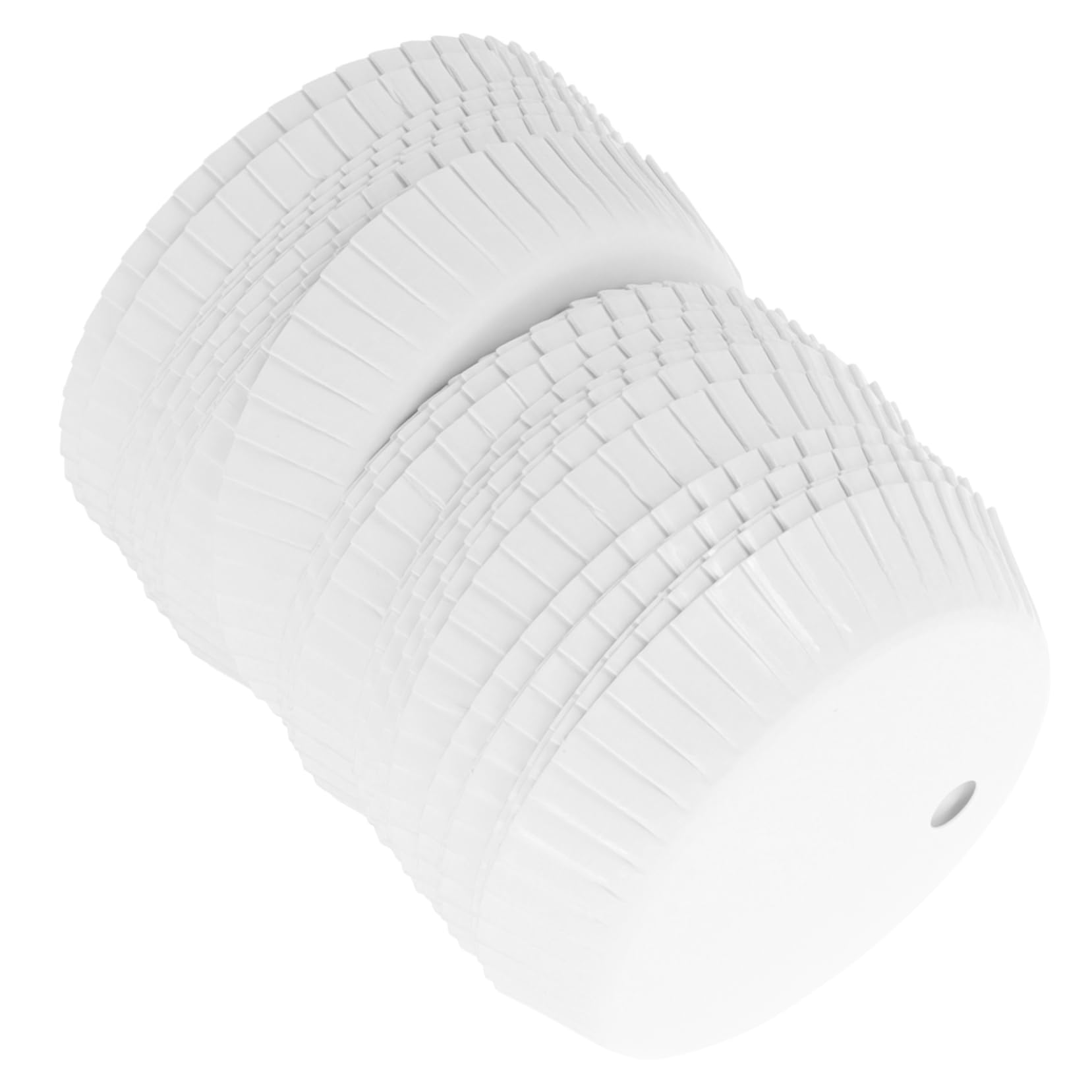 FRCOLOR 100Pcs Disposable Paper Cup Lids Covers for Cups for Hotels and Salons Convenient and Stackable Design