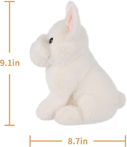 Miniatura 2 de Apricot Lamb Juguetes de peluche Anber Bulldog Francés Cachorro Animal de peluche suave perfecto para niños 9.1 pulgadas
