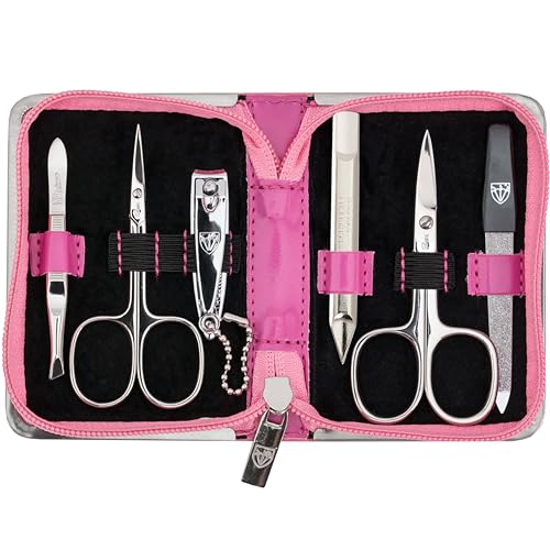 Kit de manucure et pédicure 3 Swords Germany étui rose idée cadeau soin