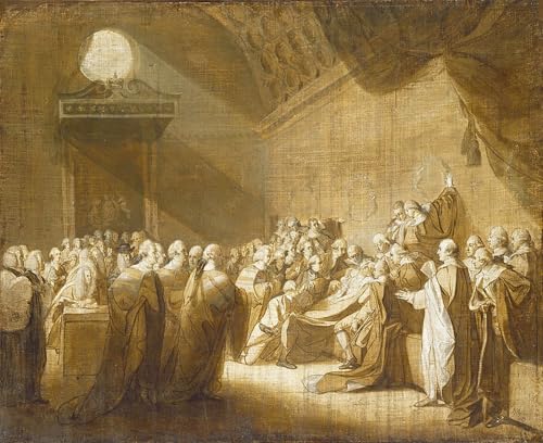 Tableau la mort du comte de Chatham de Singleton Copley impression sur toile 60x90cm