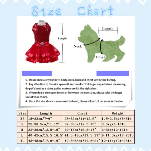 P.retty.dg Dog Dresses For Small Dogs Girl Puppy Dog Tutu Dress Dog Dresses Fashion Pet Dog Clothes Female Puppy Dresses For Girl Small Dog Cat Summer Dress Mesh Party Dress For Dogs White/Rainbow M #TOP1