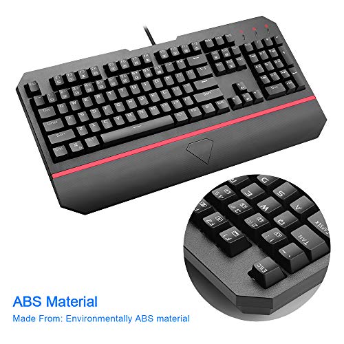 Clavier de jeu mécanique filaire pour PC Gamer et espace de bureau Windows