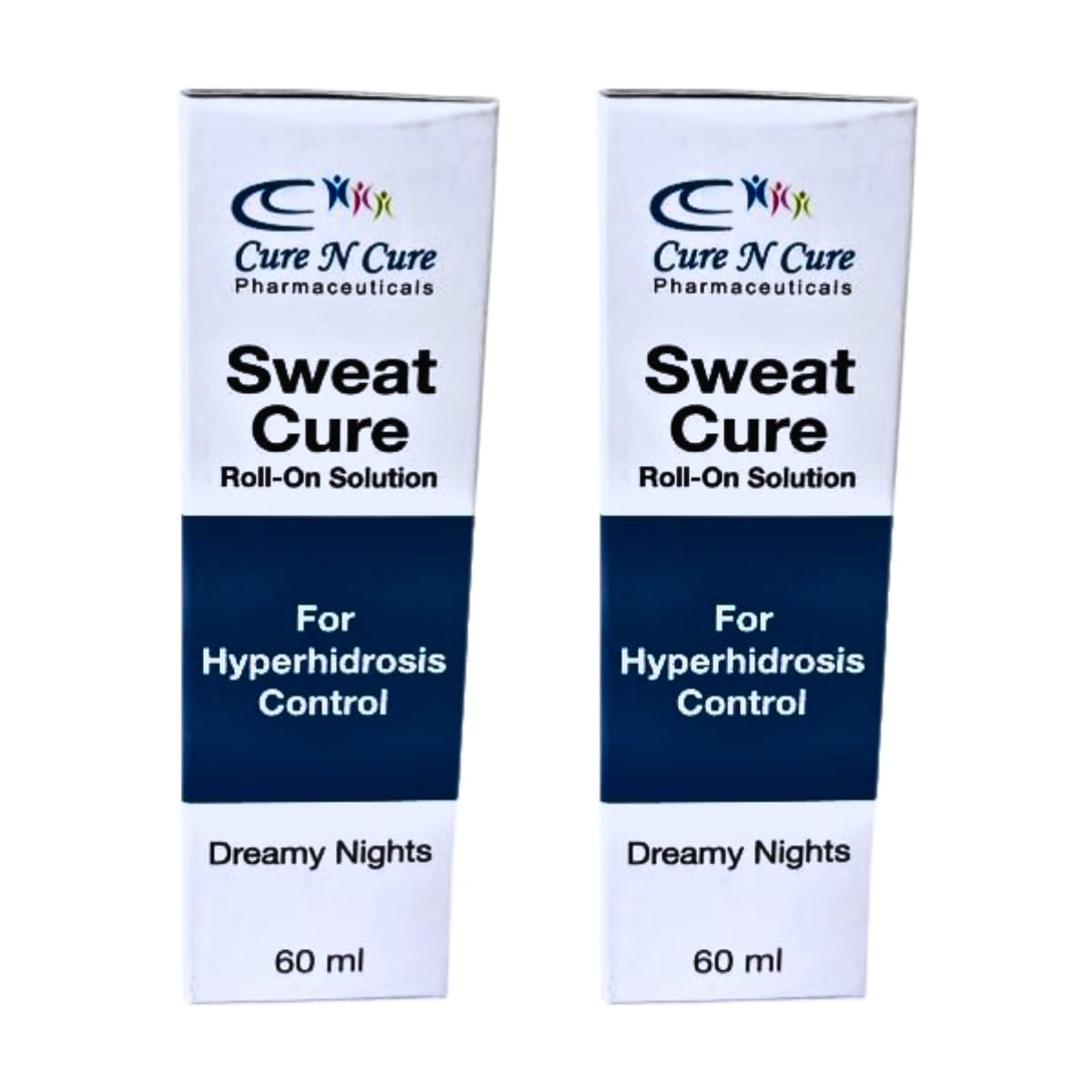 Sweat Cure Roll-On Solution 60ml pack of - 2| Hyperhidrosis Treatment for Excessive Sweating-picture-50