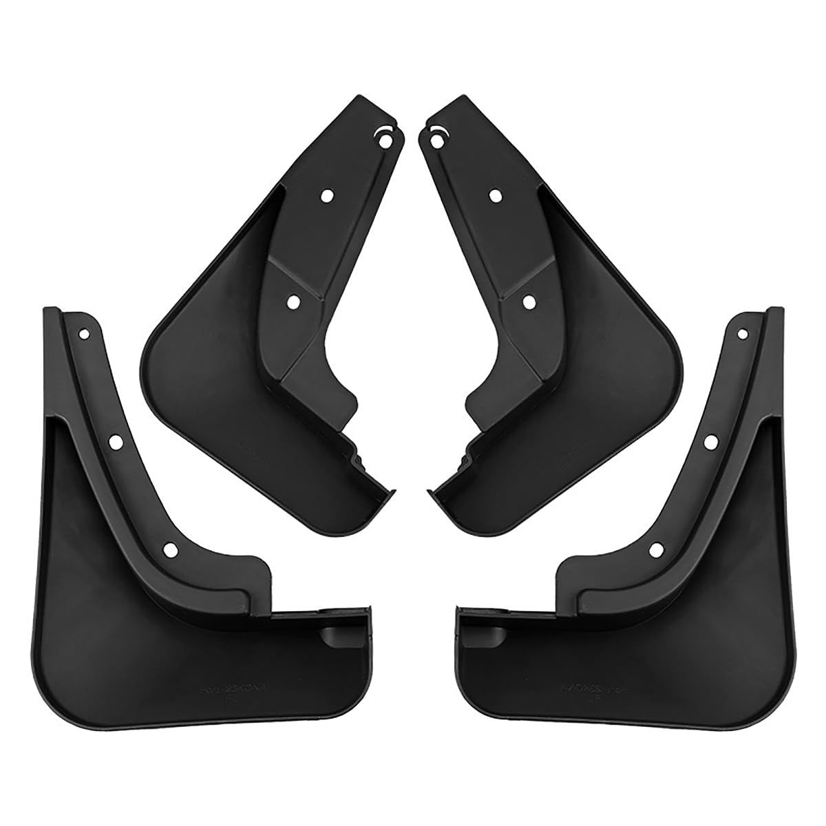 YPFYBHD Mud Flaps Splash Guards, Compatible with Hyundai Kona 2024, Front and Rear Mudflaps Fender Guards Set of 4, Car Protection Accessories