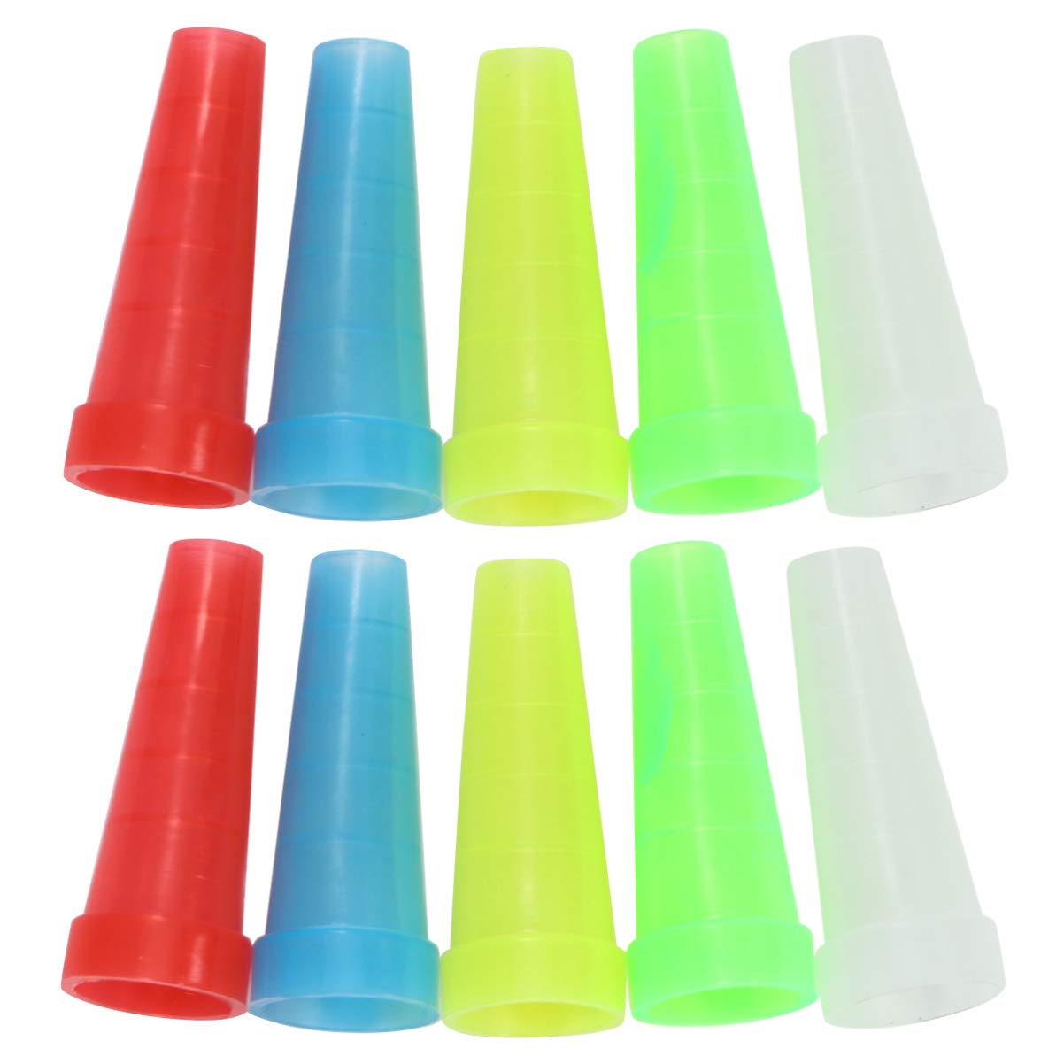 Healifty200PCS Plastic Disposable Hookah Hose Mouth Tips Hookah Mouthpiece Smoking Pipe Tips for Daily Use Replacement Home