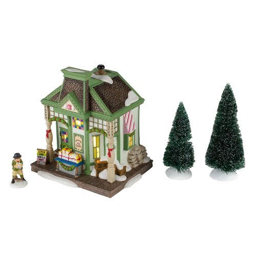 Department 56 New England Village 2012 Annual Gift Set Nantucket Christmas Taffy Lit House, 6.14 inch
