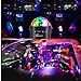 Mini Disco Lights Magic Ball LED Stage Car Atmosphere DJ Lights with Powerful Magnets and Built-in Battery for Birthday Party & Christmas Decoration