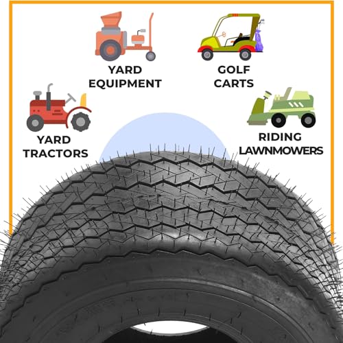 2-Pack 18x8.50-8 Tubeless Tires