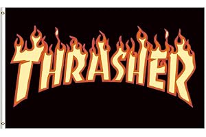 Thrasher Skateboard Magazine Flag Banner: Elevate Your Garage or Man Cave
