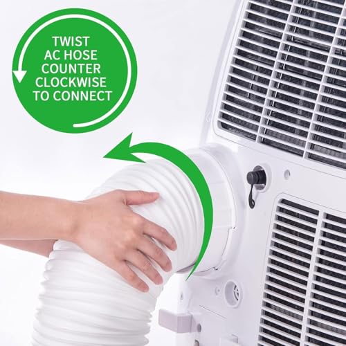 Tuyau évacuation climatiseur mobile universel flexible et extensible