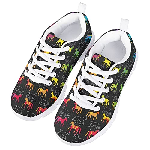 Xoenoiee Kids Running Shoes Printed Casual Comfort Walking Sneakers Tennis Shoes for Boys Girls2