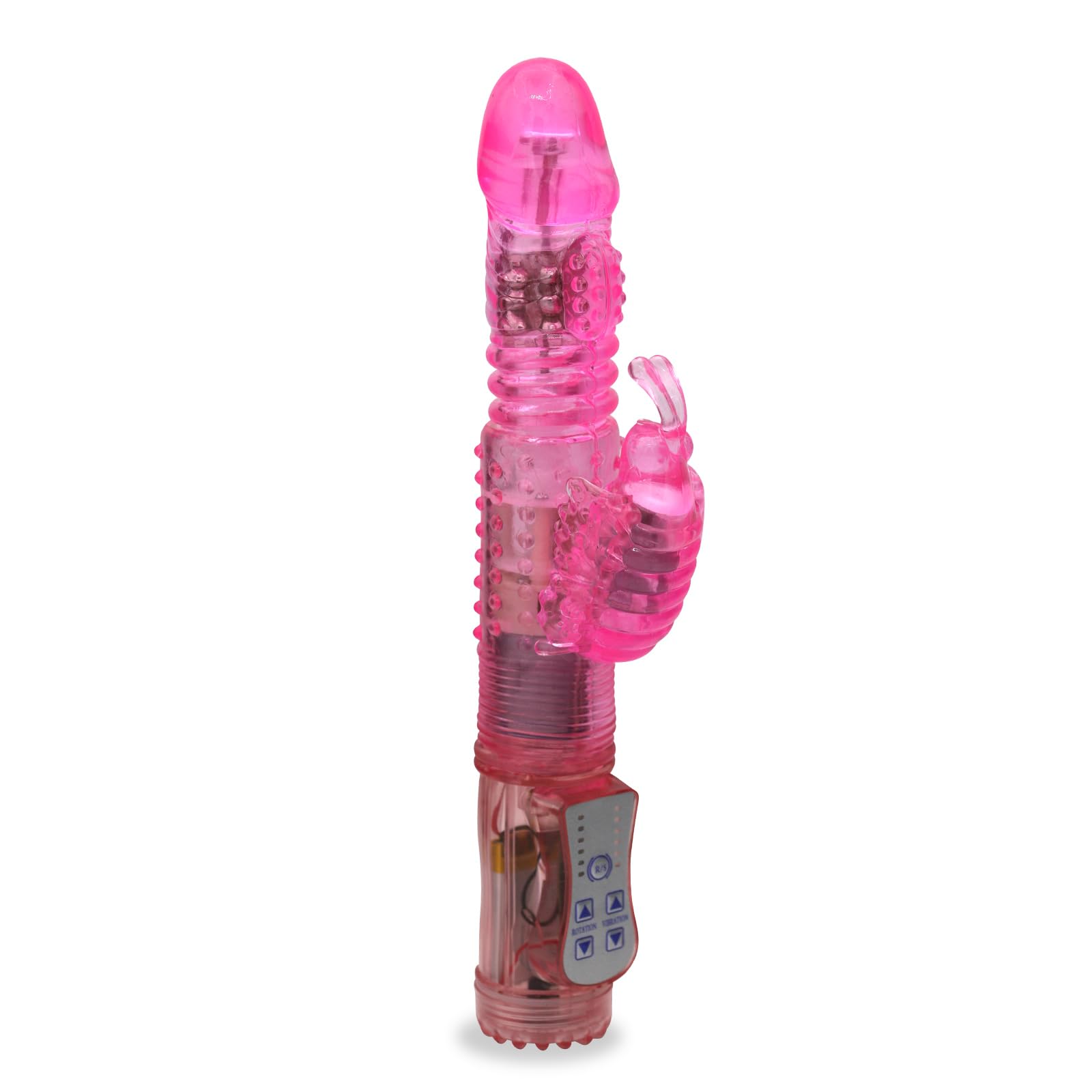 Amazon.com: LeLuv Thrusting Rabbit Vibrator Bunny - Dual Action Butterfly  Stimulator with 6 Rotation Speeds, 30 Vibration Patterns & Reversible  Shaft, Battery Powered (4×AAA Not Included)
