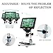 LQKYWNA Microscopio Digital Hd De 7 Pulgadas 1200X áNgulo Ajustable Con 8...