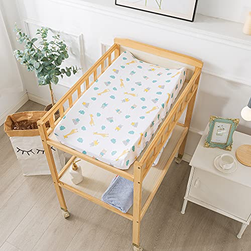 Jungle Elephant Crib Bedding Set Of 3 - Quilt, Crib Sheet, Changing Pad Cover: Safari Hippo Bear Giraffe Set, Baby Comforter Sets For Boys, Baby Nursery Comforter, Crib Sets For Girls By Soul And Lane #TOP3