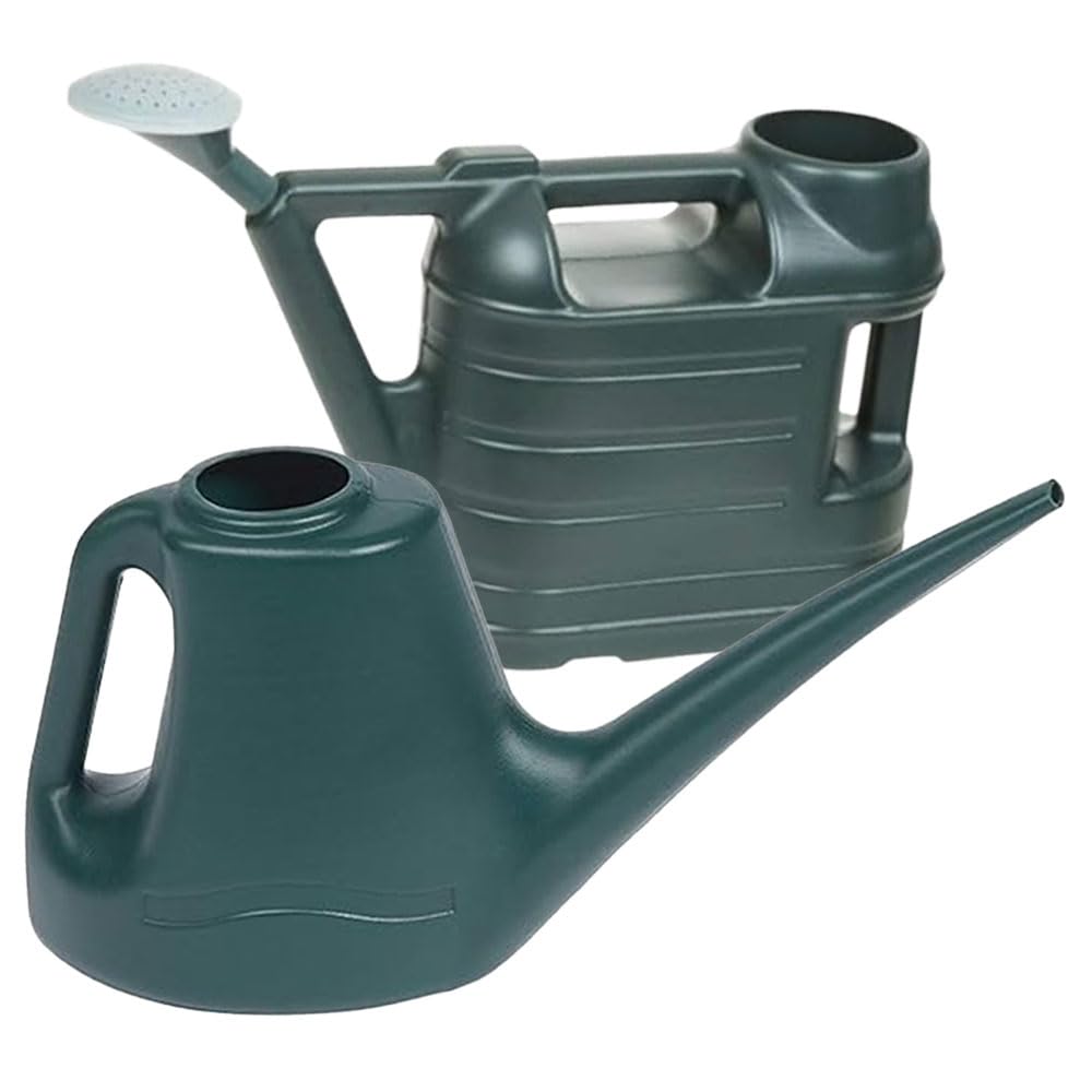 ZOPPER Green Watering Can 6.5 & 1 Litres Combine Comes With Detachable Sprinkler Rose Head for Outdoor & Indoor Hydrate Water Can for Garden Its compact design allows for easy storage, ZWCM_0021