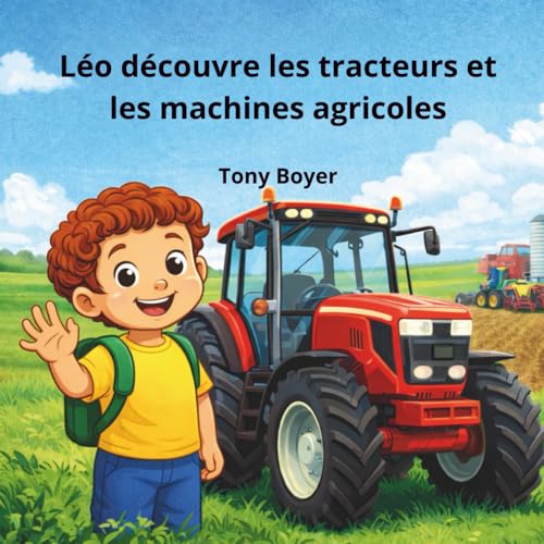 Léo découvre les tracteurs et les machines de la ferme: Un livre pour enfants sur les véhicules agricoles et le travail des fermiers