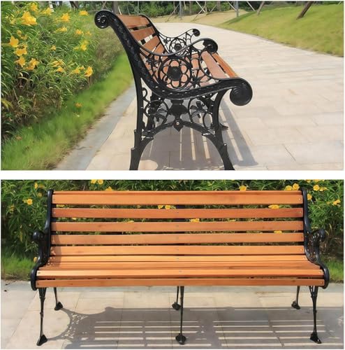 Doghe di ricambio per panca in legno duro, 10 x 55 mm e 2 x 35 mm, con kit di fissaggio, bulloni, dadi e rondelle per il ripristino della pelliccia del giardino