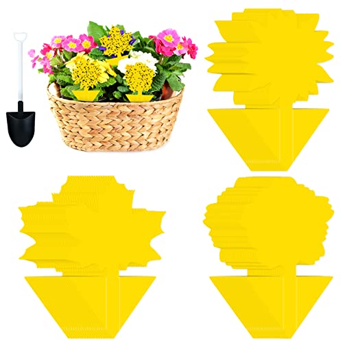 Trampa Moscas 60 Pcs Atrapa Moscas Mata Moscas Trampas para Moscas Tiras Moscas Atrapa Mosquitos Trampa Mosquitos Insecticida Moscas y Mosquitos Insectos Avispas Interior y Exterior Jardín Plantas Cover