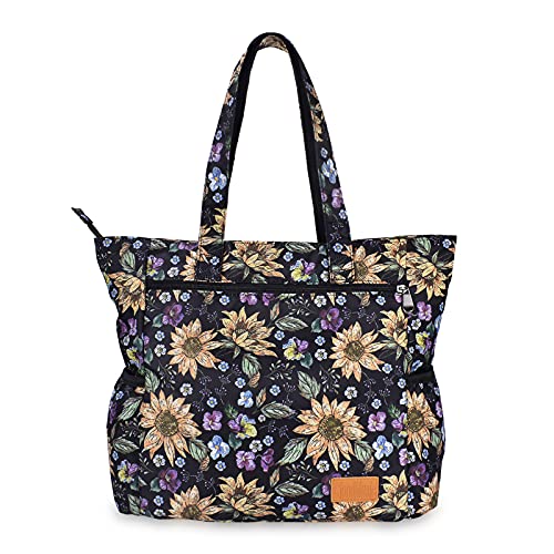 Image of CLOUDMUSIC Shoulder Tote Bag For Nurses Teachers Work Gym Travel Beach Women With Large Capacity Waterproof