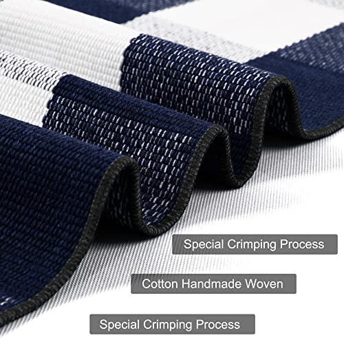 Alfombra de algodón lavable exterior e interior tapete de cocina retro uxcell 5