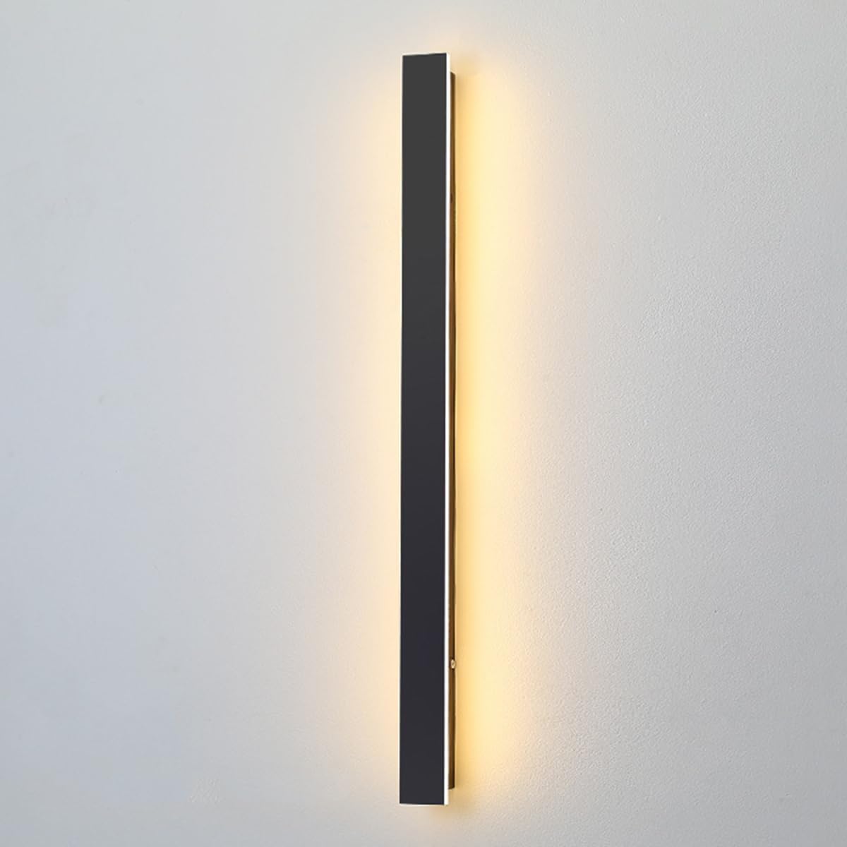 HAvern Wall Sconce LED Linear Wall Lamp Matte Black Wall Light Background Wall Decorative Wall Sconces Wall Mount Light with Acrylic Indoor/Outdoor Lighting Fixtures for Living Room Resta