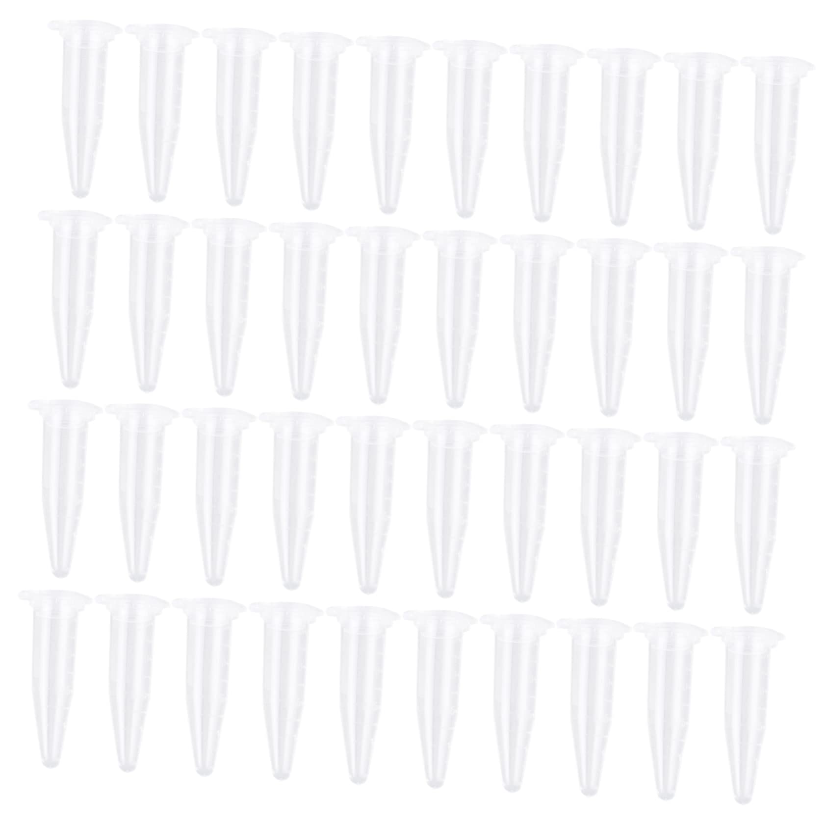 ULTECHNOVO 1000 Piezas Tubo Centrífugo Tubo De Centrífuga De Plástico Tubos De Centrífuga Transparentes Vial Centrífugo Tubos De Microcentrífuga El Plastico Escala Botella De Plástico