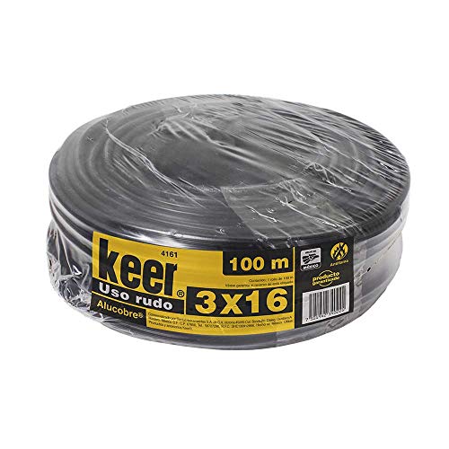 Sanelec 4161 Cable Uso Rudo 3x16 Awg Rollo