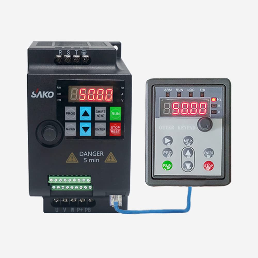 Inverter,convertitore VFD, convertitore inverter trifase, driver motore 380 V 2,2 kW, utilizzato per il controllo della velocità del motore mandrino