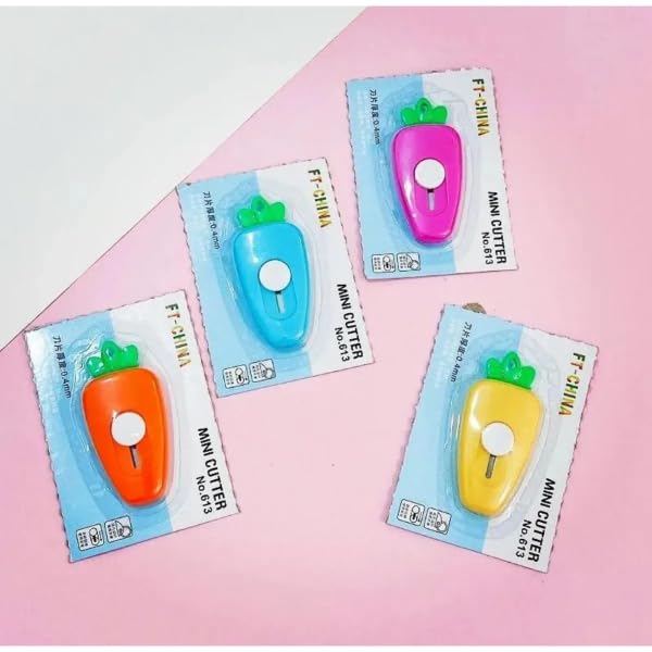 Karışık sevimli tasarımlı mini maket bıçağı