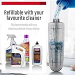 Mops for Floor Cleaning Wet Spray Mop with 14 oz Refillable Bottle and 2 Washable Microfiber Pads Home or Commercial Use Dry Wet Flat Mop for Hardwood Laminate Wood Ceramic - Image 3