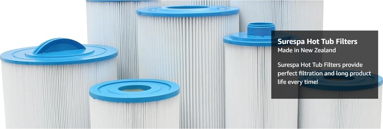 2 filtri per vasca idromassaggio, sostituisce Unicel 6CH-940, Pleatco PWW50, Filbur FC-0359, SC714, Darlly 60401, Magnum WY45. Filtro per vasca idromassaggio tipo 1 (materiale filtrante