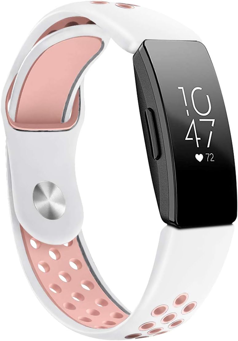 Reety Compatible for Fitbit Inspire/Fitbit Inspire HR Strap, Adjustable TPU Soft Silicone Sport Breathable Bands Sport Strap for Fitbit Inspire/Inspire HR Health & Fitness Tracker