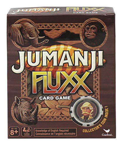 Spin Master Games Jumanji Fluxx Card Game with Collector's Coin, Multicolor (6054927) - //coolthings.us