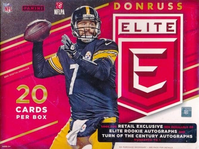 2016 Elite Football Donruss EXCLUSIVE Factory Sealed HANGER Box with AUTOGRAPH or MEMORABILIA Card! Look for RC’s & Autographs of Carson Wentz, Dak Prescott, Jared Goff, Ezekiel Elliott & More!