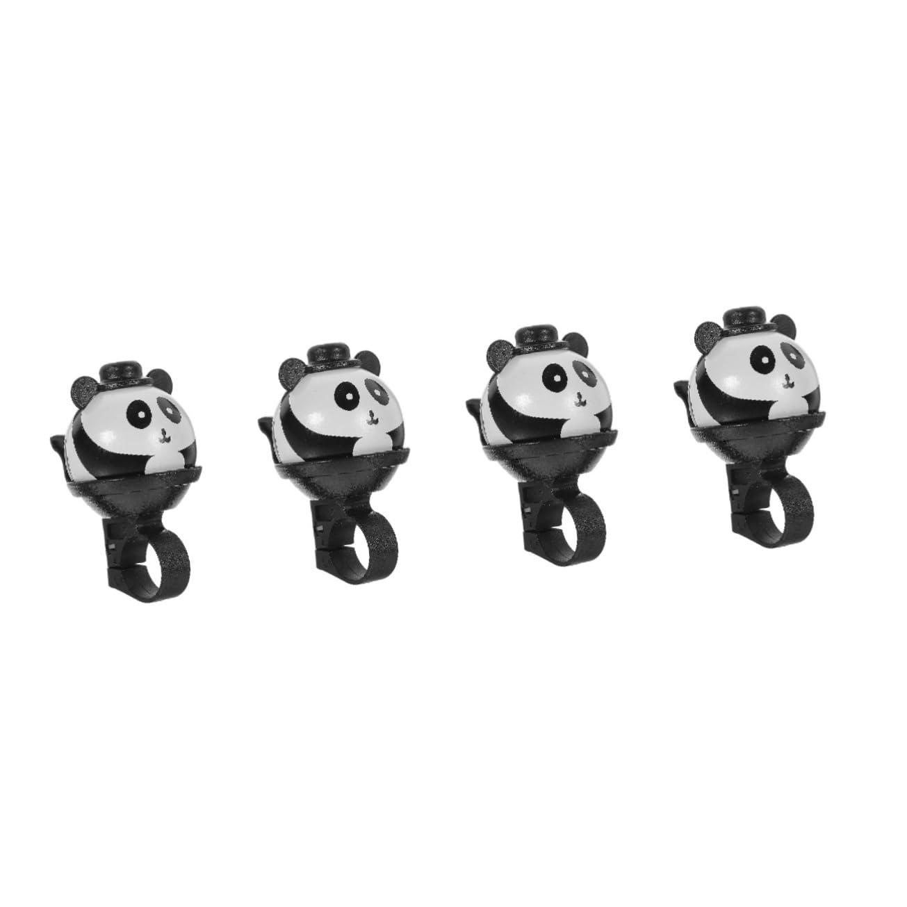 Abaodam Timbre Multifuncional para Bicicletas Diseño de Panda Sonido y Fuerte Accesorio para Localización y Seguridad Bicicletas y Scooters