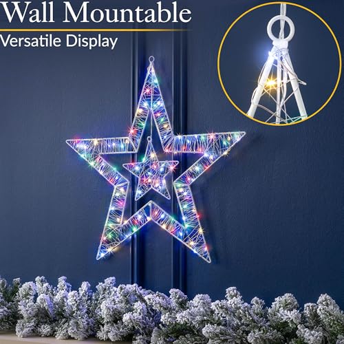 Battery Powered Double Star Light