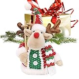 Applications Polyvalentes : Avec son style universel, cette peluche de Noël s'intègre parfaitement dans les chambres d', les chambres à coucher ou les salons, créant une ambiance festive tout en apportant confort et esthétique visuelle dans divers espaces de décoration intérieure.