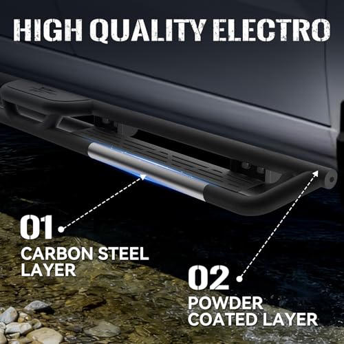 Estribos para Chevy Silverado/GMC Sierra 1500-3500HD 2019-2026 miniatura 4
