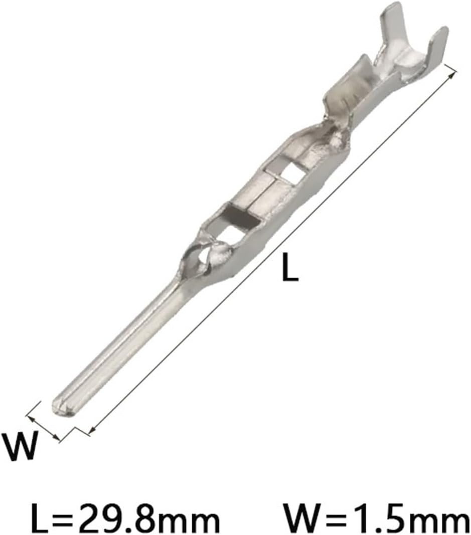 50 pieces 1.5mm automatic crimp terminal male wire wiring connector loose pin 211cc2s1120 211cc2s1160p
