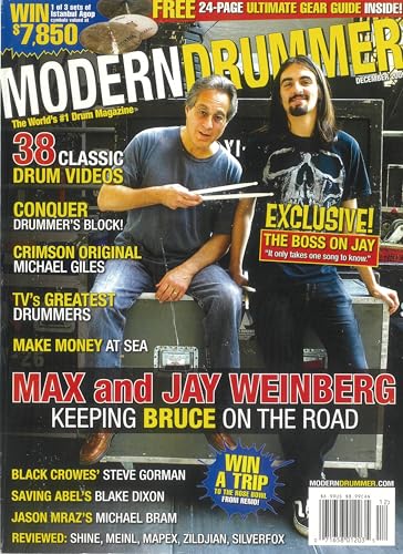 MODERN DRUMMER ���_���h���}�[ �u�\���FMAX and JAY WEINBERG�v 2009�N12����