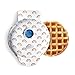 Dash DMW100RP Machine for Individual, Paninis, Hash Browns, & other Mini waffle maker, 4 inch, White Rainbow