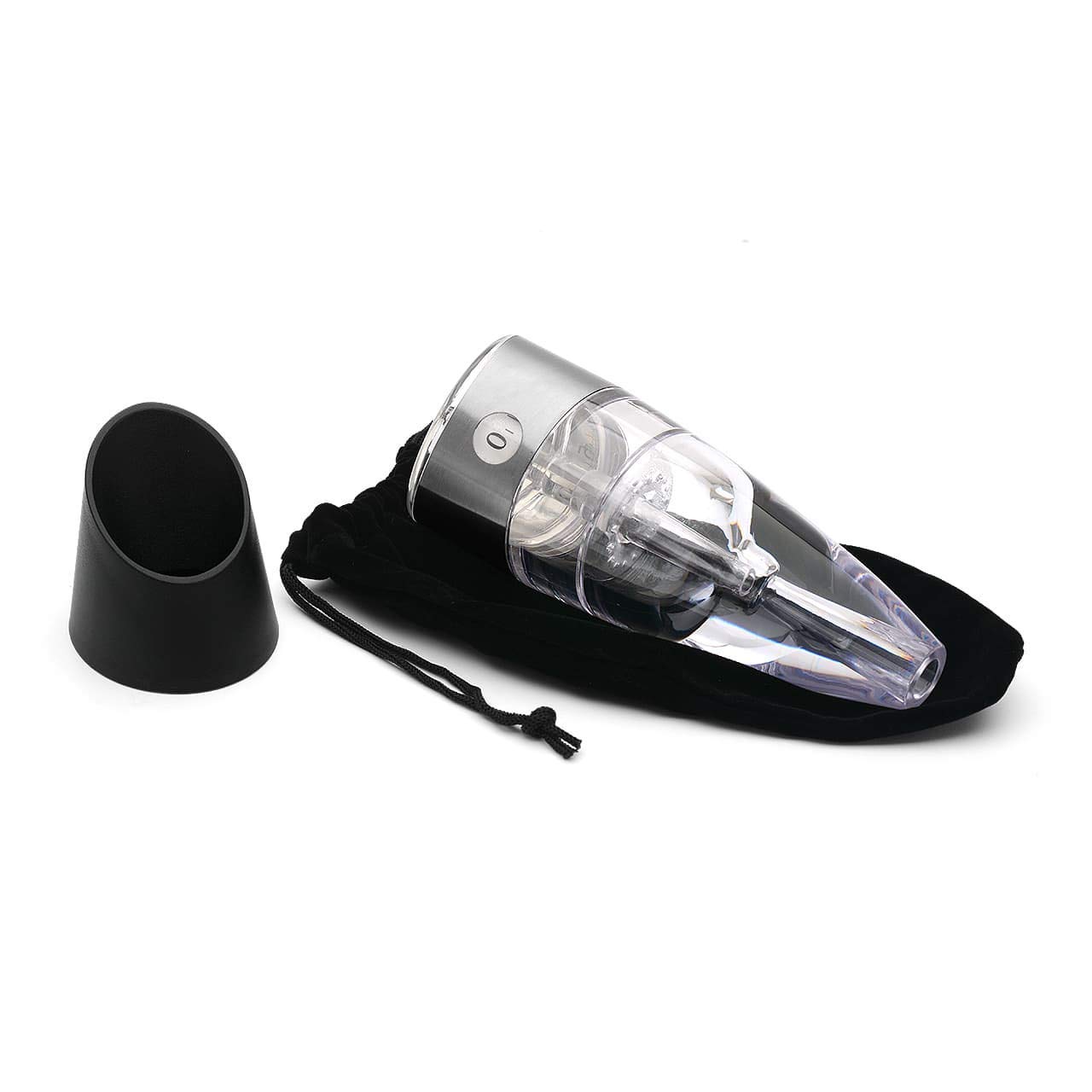 CKB Ltd® TWIST Adjustable Wine Aerator Aérateur de Vin - Triple Action conception avec six réglages pour la vitesse - Utilisé Par les Amateurs De Bon Vin Experts Sommeliers et Restaurants Du Monde Entier - Facile à nettoyer - Comprend Un Support d'afficha