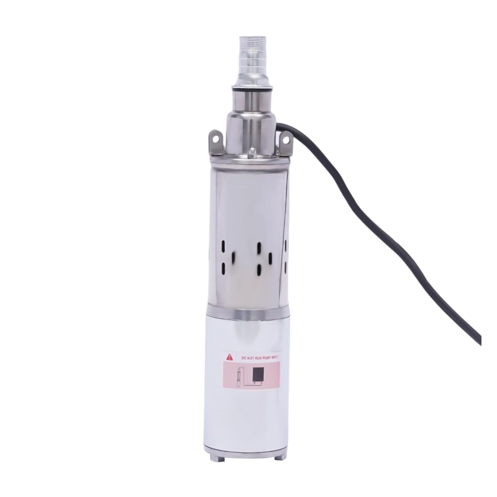 Solar Water Pump Ultra Quiet Submersible Deep Well 12/24V Power Farm Ranch Bore Hole Powerful Water Flow(24v)
