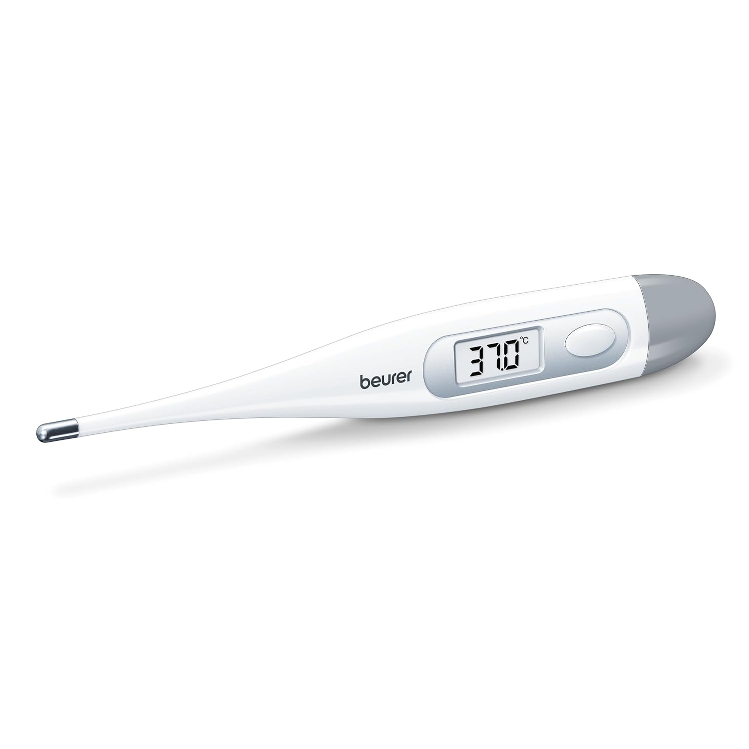 Beurer FT 09, Termometr cyfrowy, wodoodporny, wyświetlacz LCD z zakresem pomiarowym +/- .1 ºC, sygnał akustyczny, bez szkła