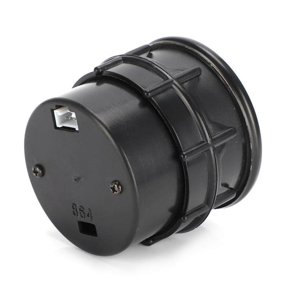 Wyświetlacz temperatury , 2 cale 52 mm wyświetlacz temperatury samochodowego Wskaźnik 7-kolorowy miernik temperatury LED z czujnikiem