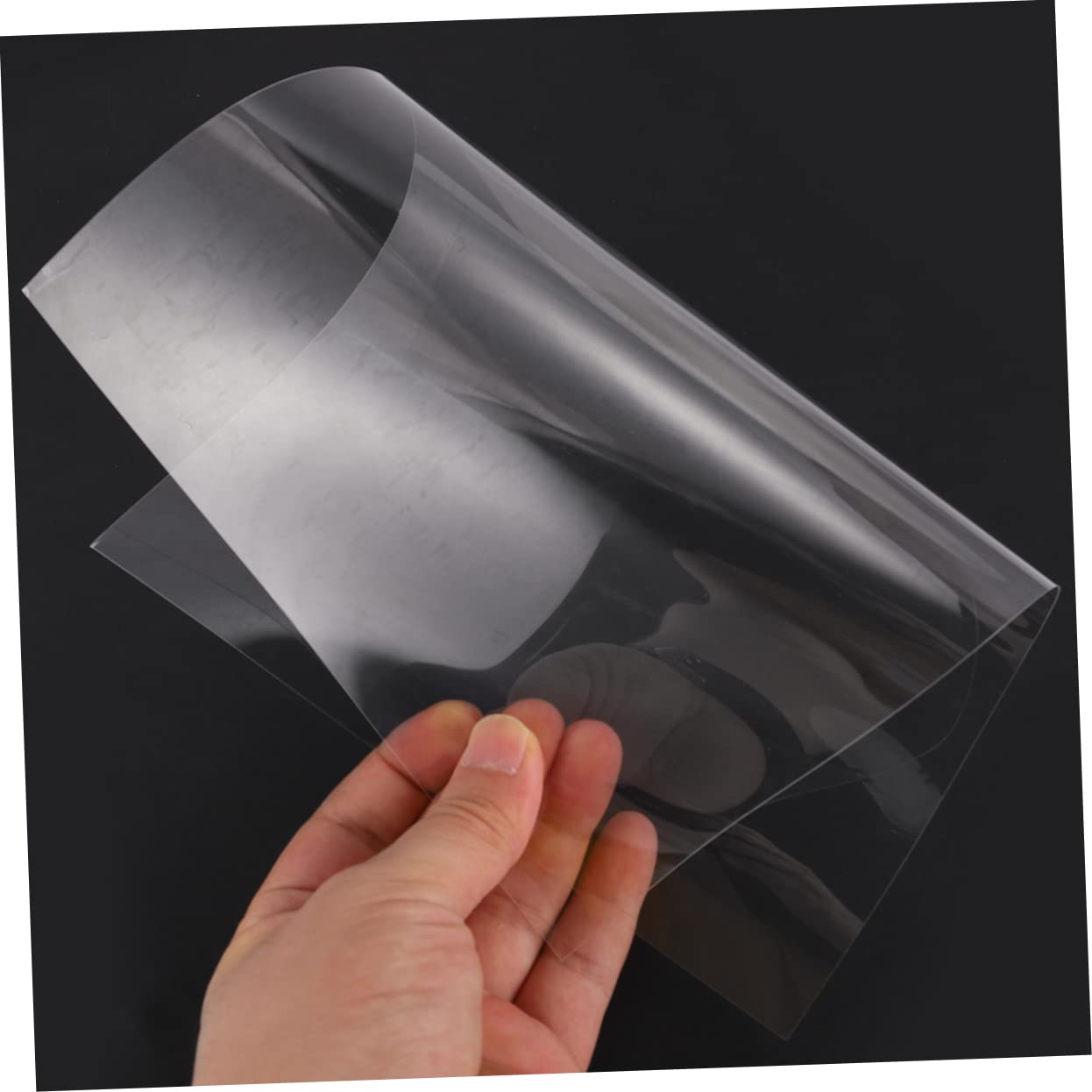 50pcs Thermal Laminating Sheets DIY Hand-Painted Carving Blocks Heat Shrinkable Sheets for DIY Jewelry Making Translucent