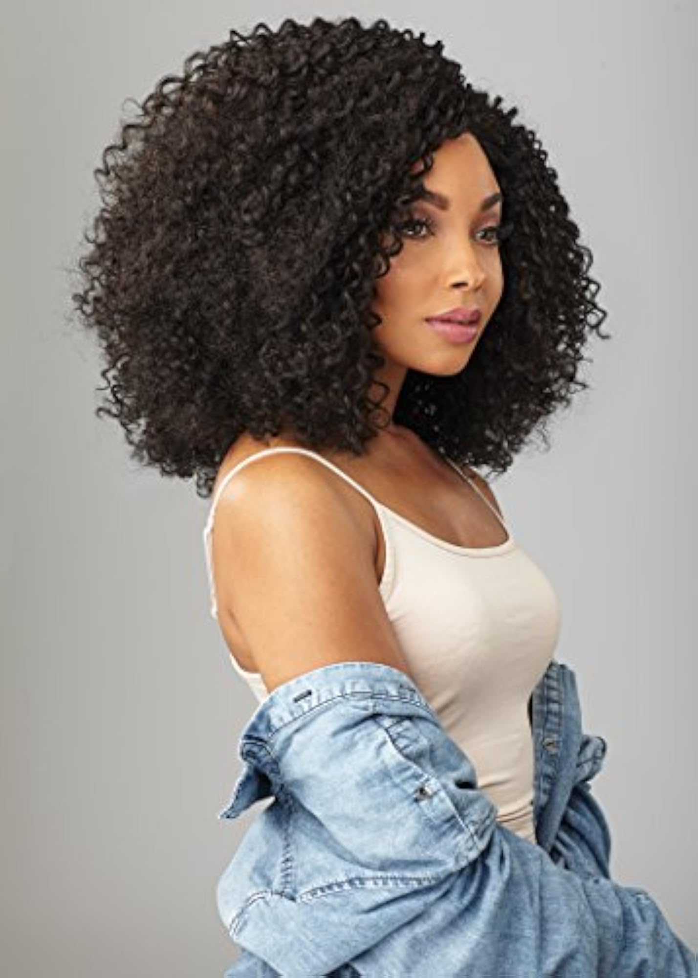 Coily 3C-4A Empress Lace Edge Wig, Rule Breaker