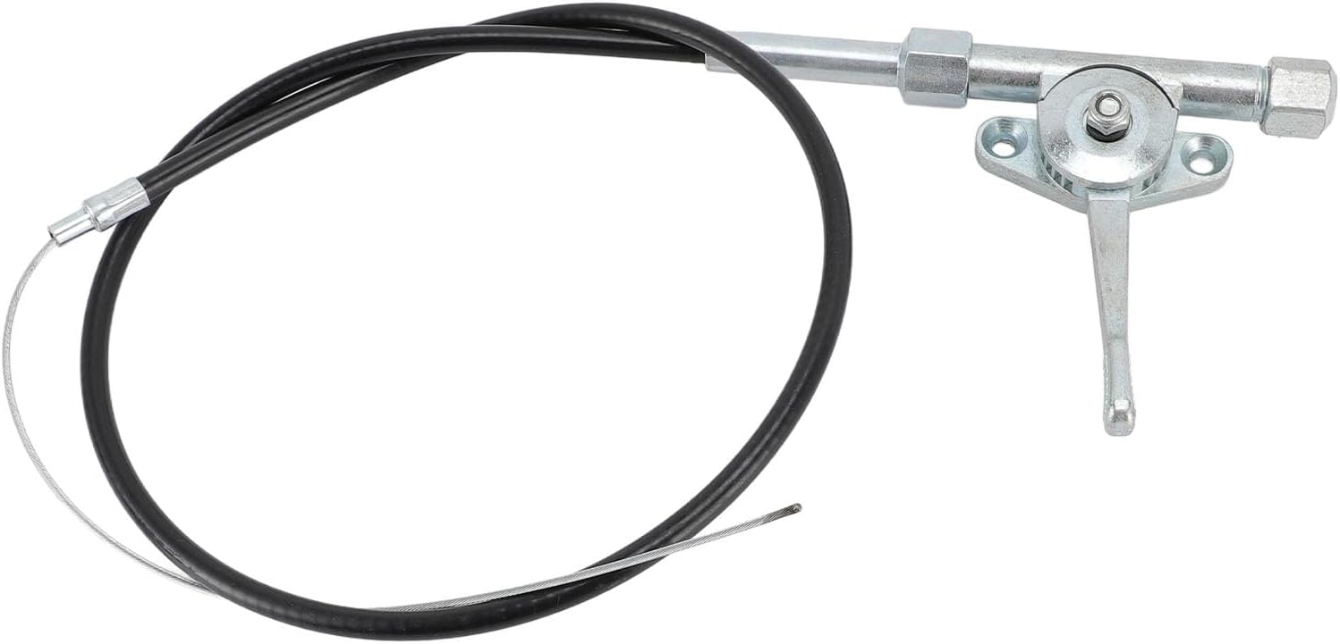 POCREATION Compactor Throttle Switch Pull Cable, Replacement 56035-046, Garden Modified Manipulator Control, Steel Material, Accurate Engraving Desig for 56035-046 Compactor